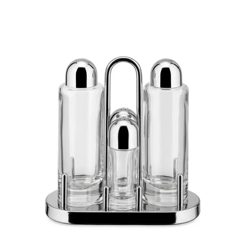Alessi 5070 steel condiment set