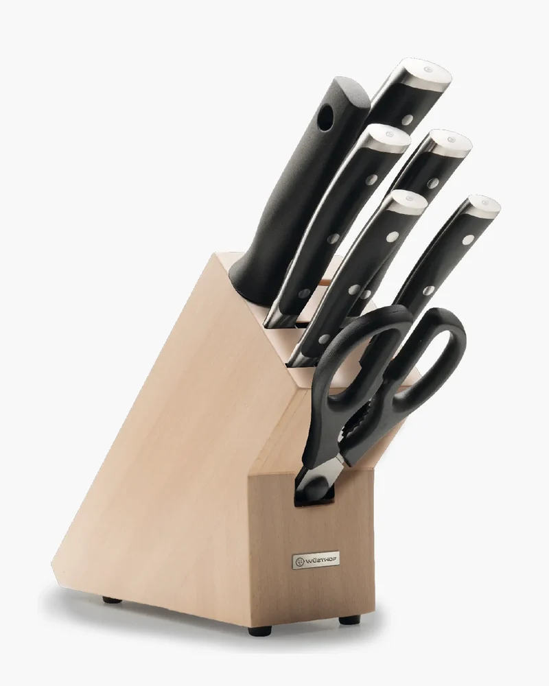 Wusthof Classic Ikon 8-piece starter knife block set