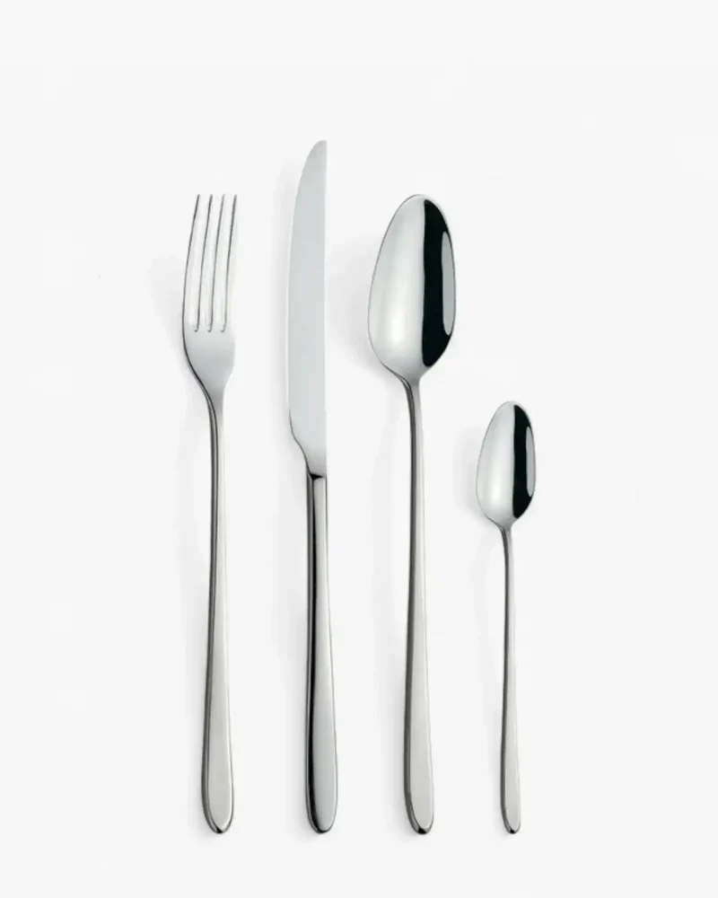 Broggi Gaia set 24 cutlery polished steel