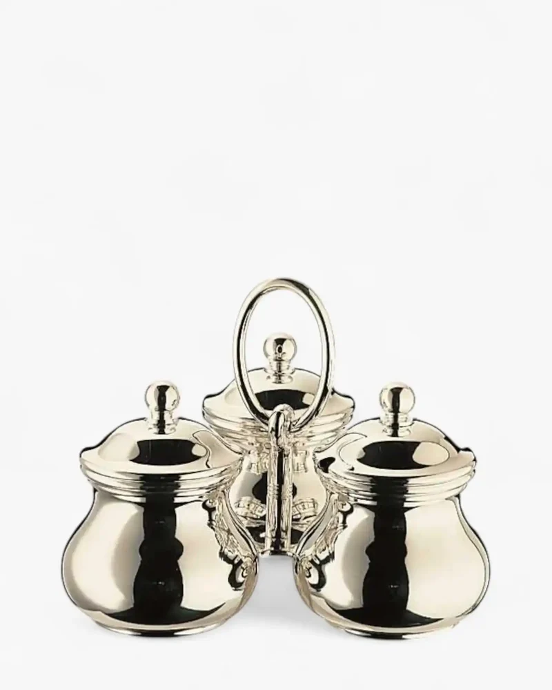 Broggi Classica sugar holder silver plated nickel