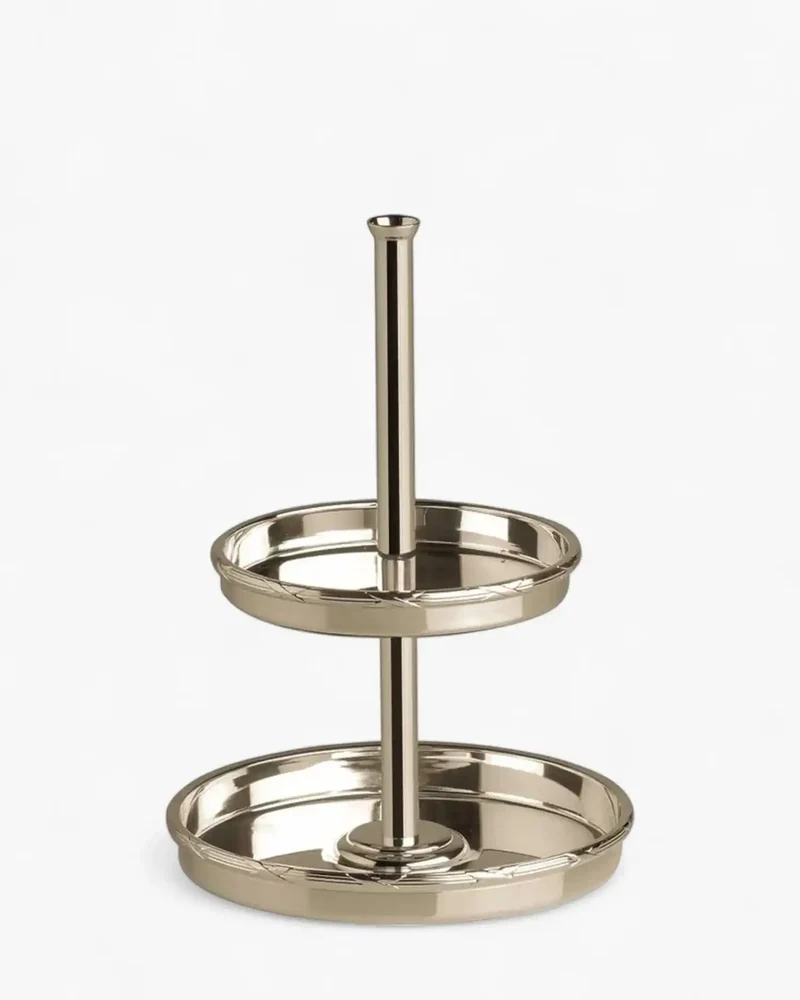 Broggi Classica jam holder with pommel silver plated nickel