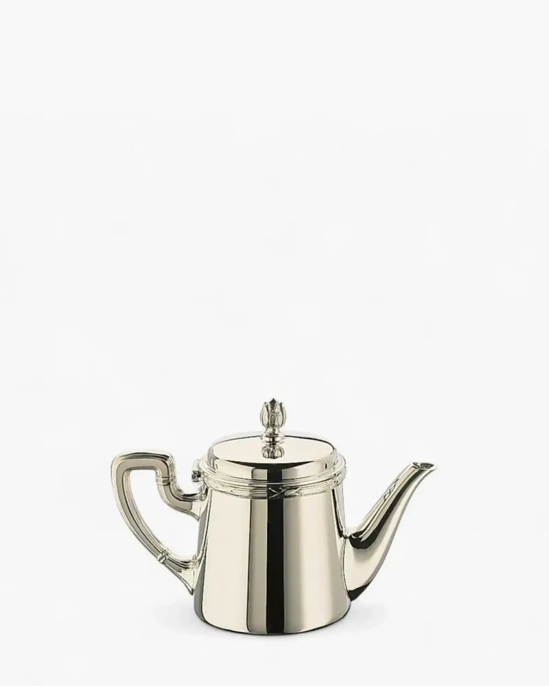 Broggi Rubans teapot silver plated nickel