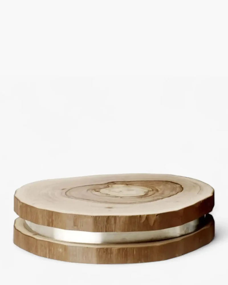 Broggi Vintage chopping board with steel belt