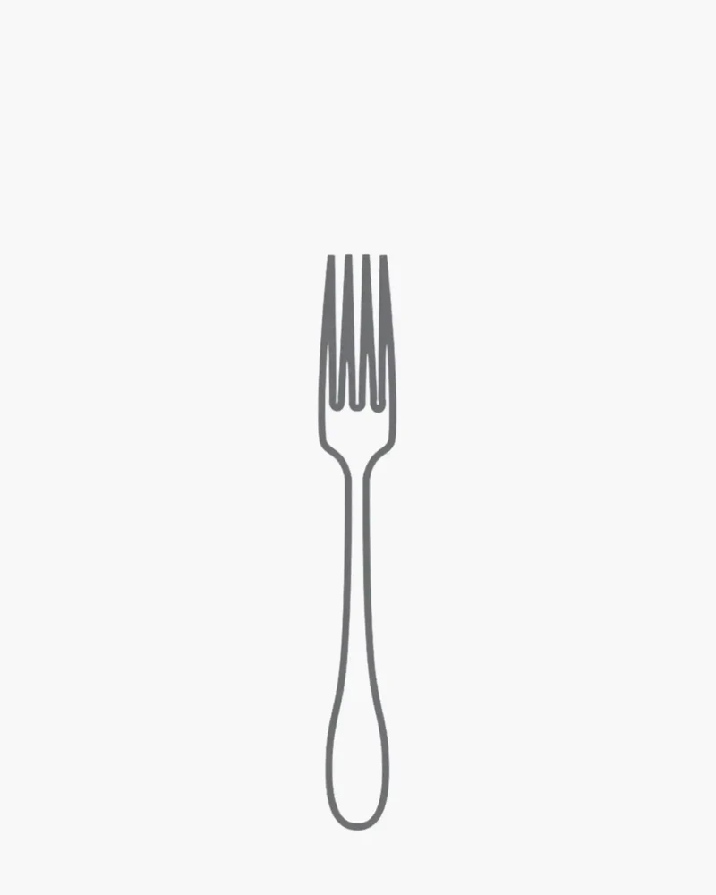 Broggi Gaia dessert fork polished steel