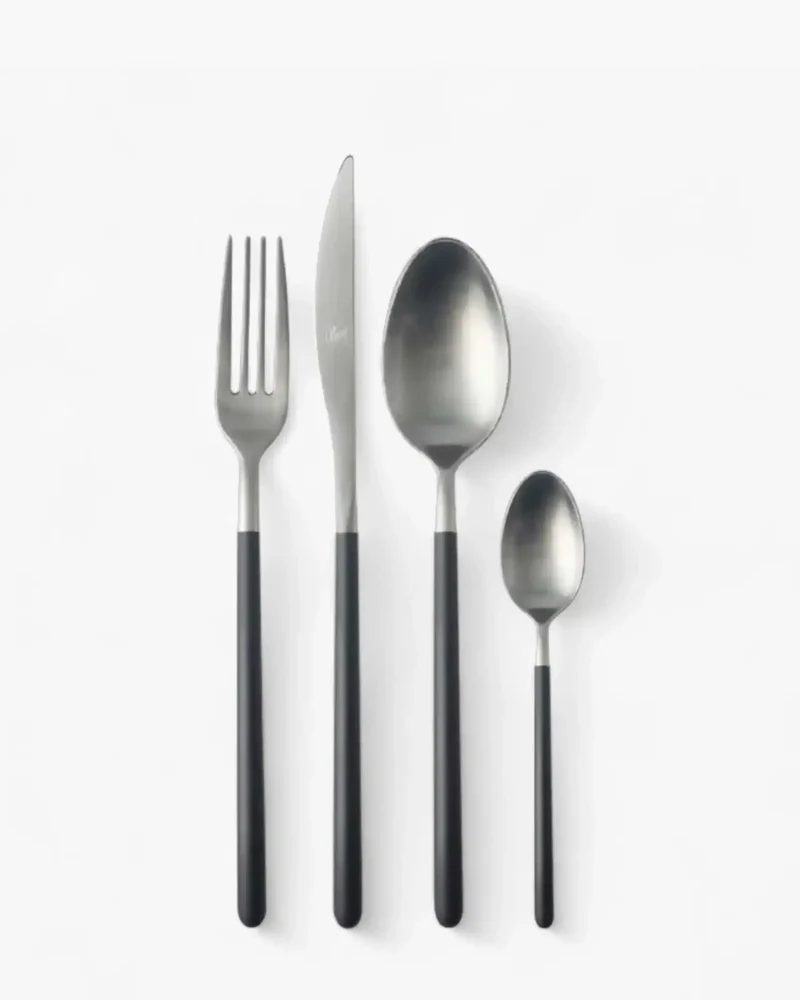 Broggi Kyoto Black set 24-piece cutlery set