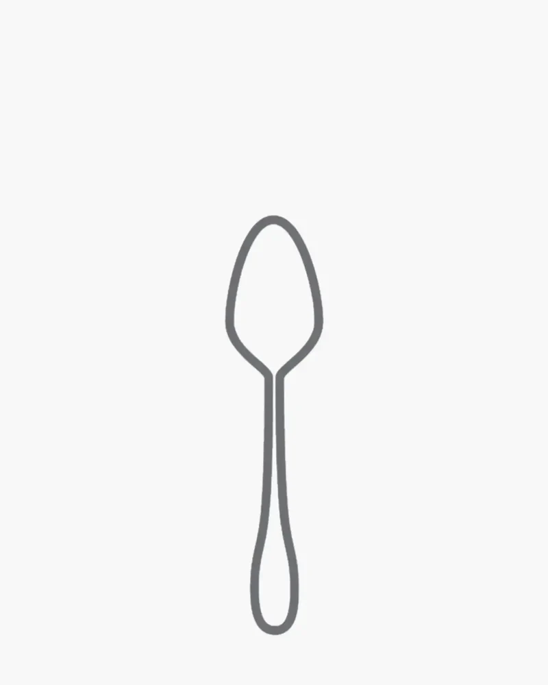 Broggi Medici Moka spoon polished steel