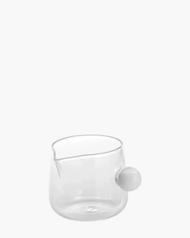 Zafferano Bilia glass creamer white 12 cl - 4 oz