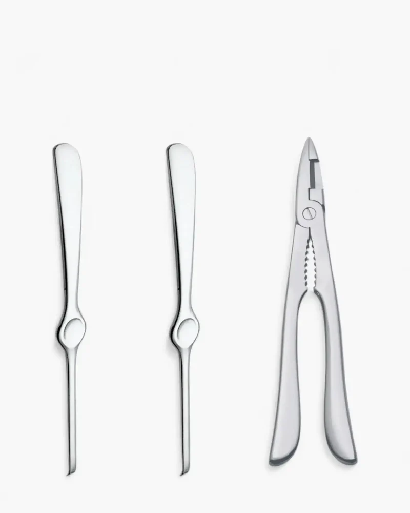 ab+ by Abert Set 3 pcs shellfish steel