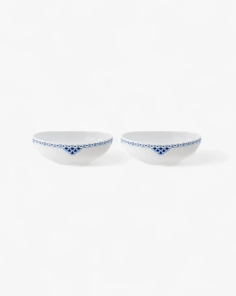 Royal Copenhagen Princess set 2 oval bowls 37 cl - 12.52 oz