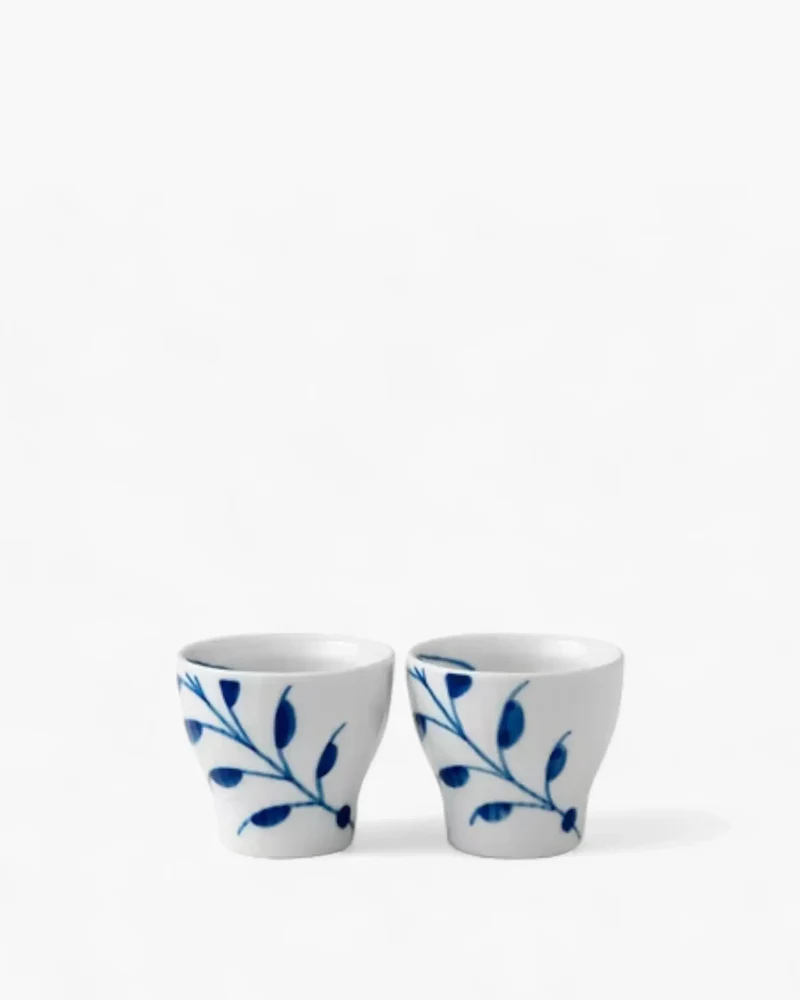 Royal Copenhagen Fluted Mega set 2 egg cups