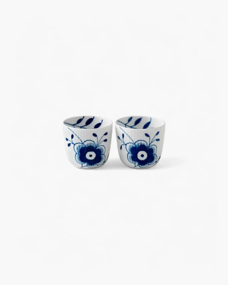 Royal Copenhagen Blue Fluted Mega set 2 votives