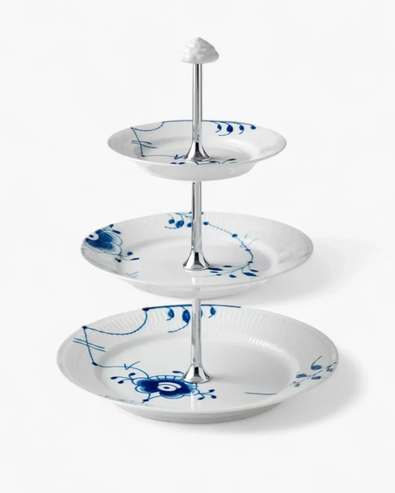 Royal Copenhagen Blue Fluted Mega étagére h 35 cm - 13.78 in