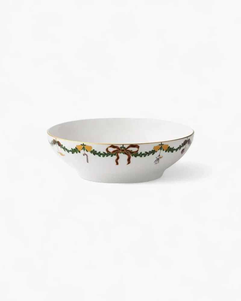 Royal Copenhagen Star Fluted Christmas bowl
