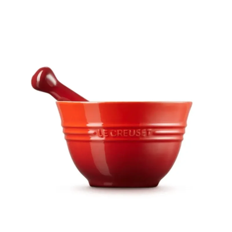 Le Creuset Stoneware Mortar & Pestle diam. 12 cm.