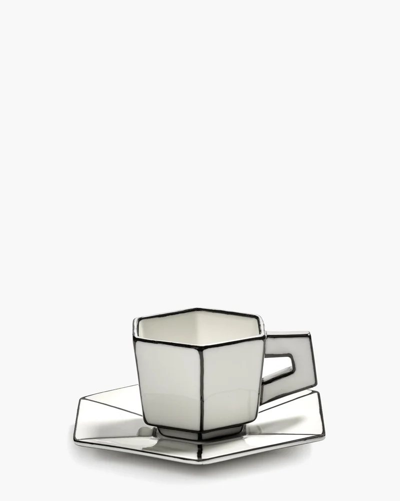 Serax Carte Blanche espresso cup with saucer