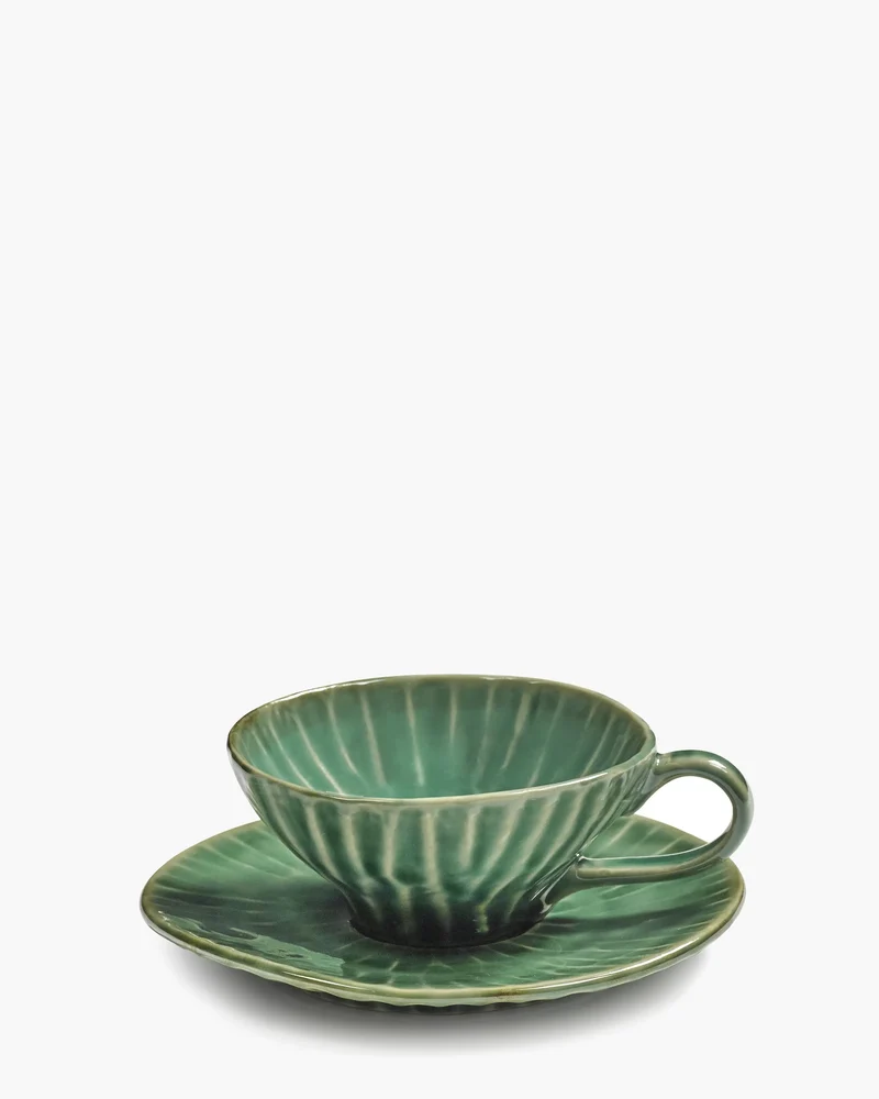 Serax Verde Lanza cup with saucer cup