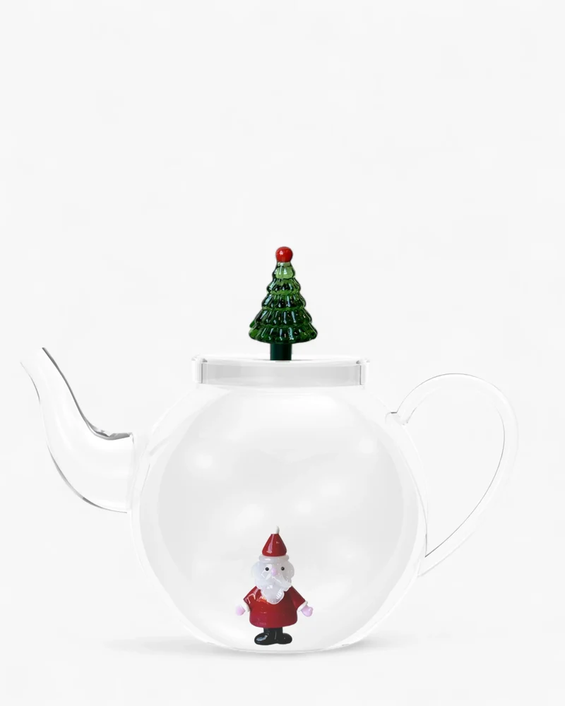 Ichendorf Christmas Tales teapot Santa Claus with cap Christmas tree