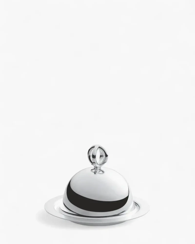 Ercuis Latitude butter dish silver plated