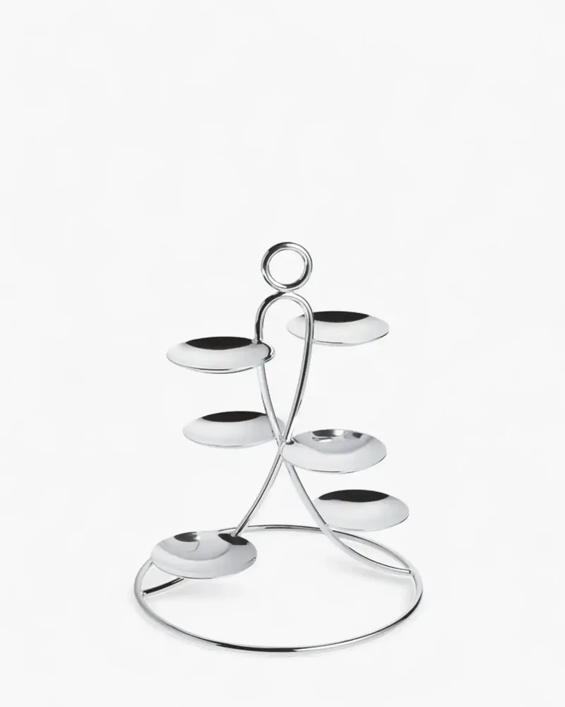 Ercuis Latitude pastry stand 6 small dishes silver plated