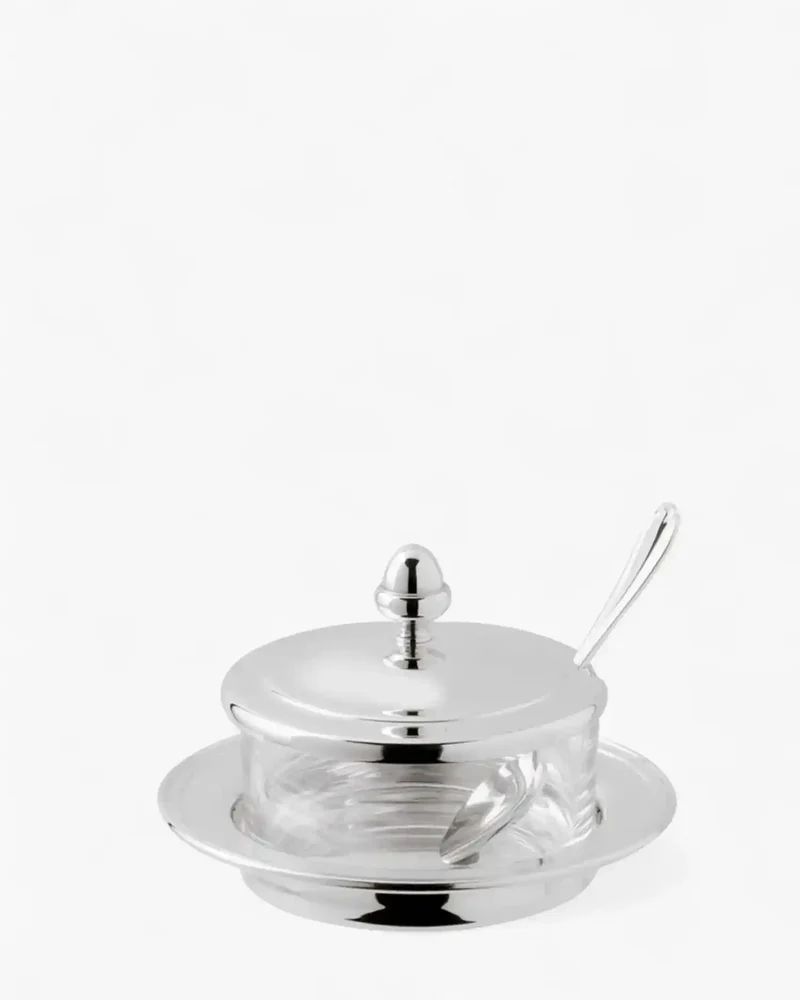Ercuis Rencontre grated cheese pot silver plated