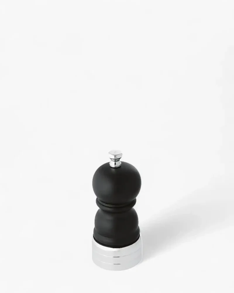 Ercuis Rencontre salt/pepper mill wood and silver plated