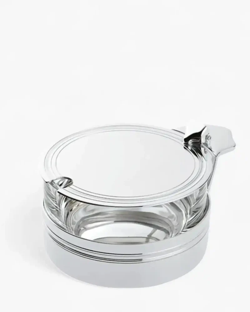 Ercuis Regards grated cheese pot silver plated