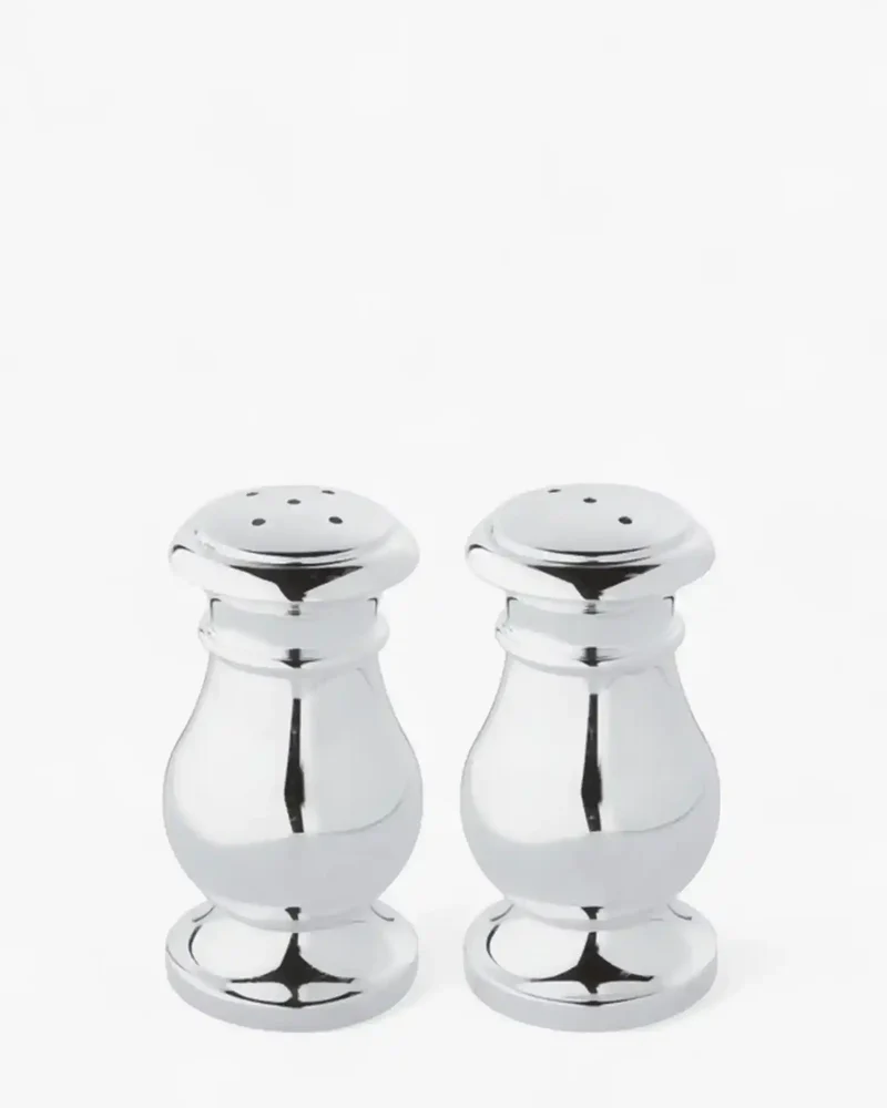 Ercuis Regards salt and pepper shakers silver plated