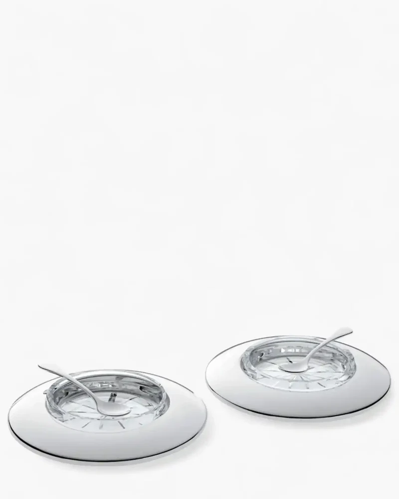 Ercuis Galet cruet set salt and pepper silver plated