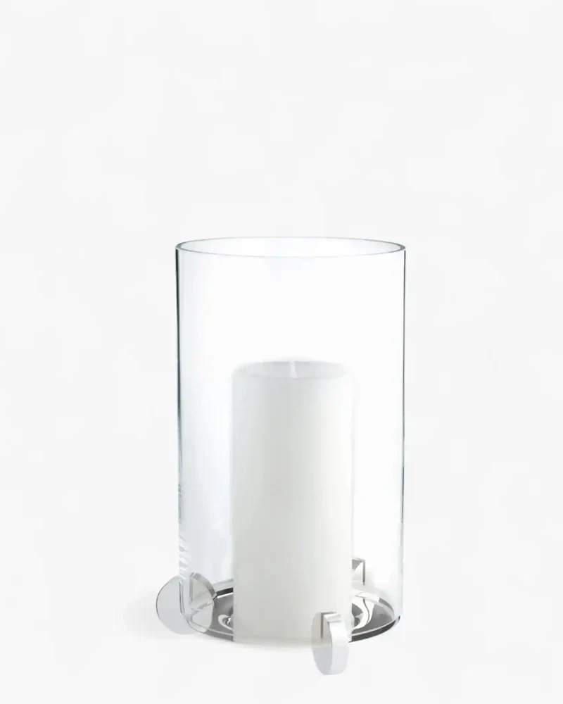 Ercuis Galet candle holder silver plated