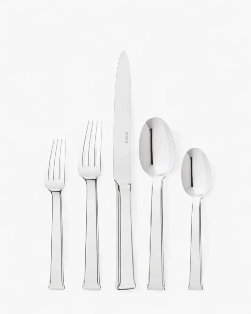 Ercuis Sequoia 5-piece cutlery set silver plated
