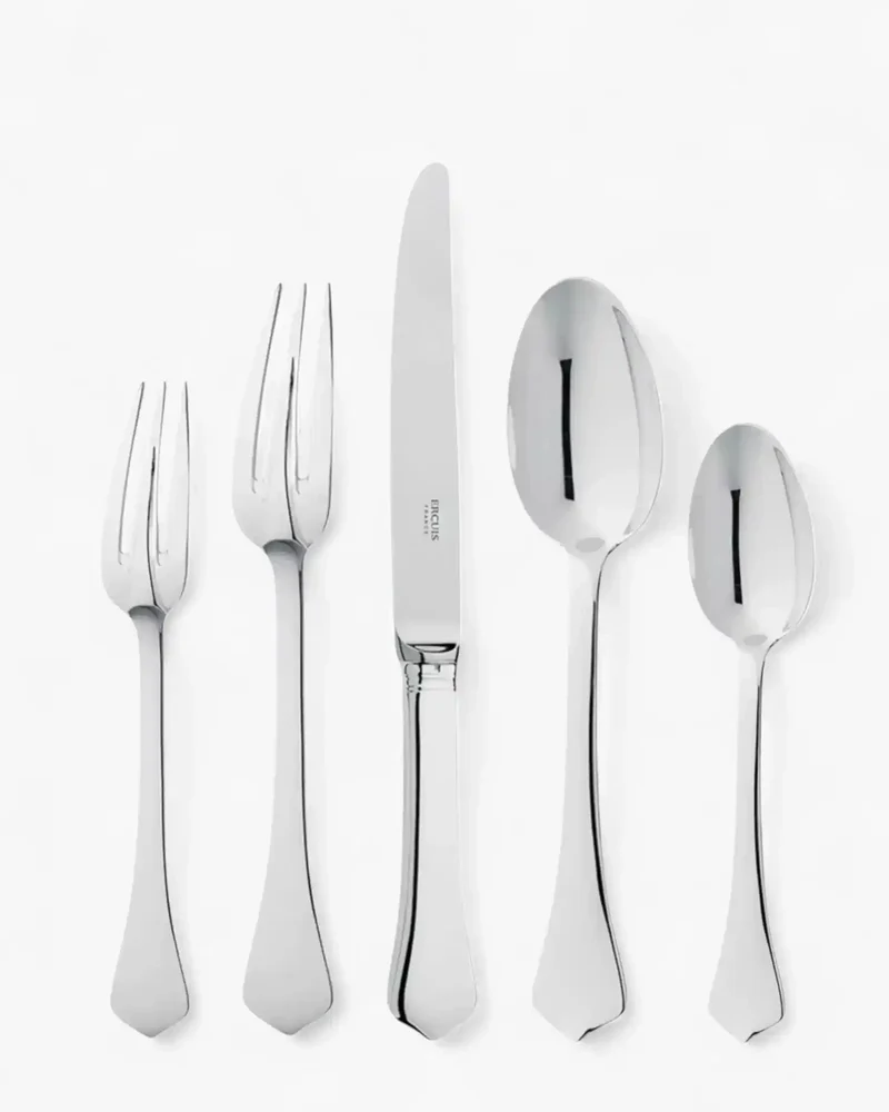 Ercuis Brantôme 5-piece cutlery set silver plated