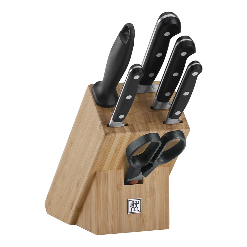 Zwilling Professional "S" Knives Bamboo Block Set of 7 pieces