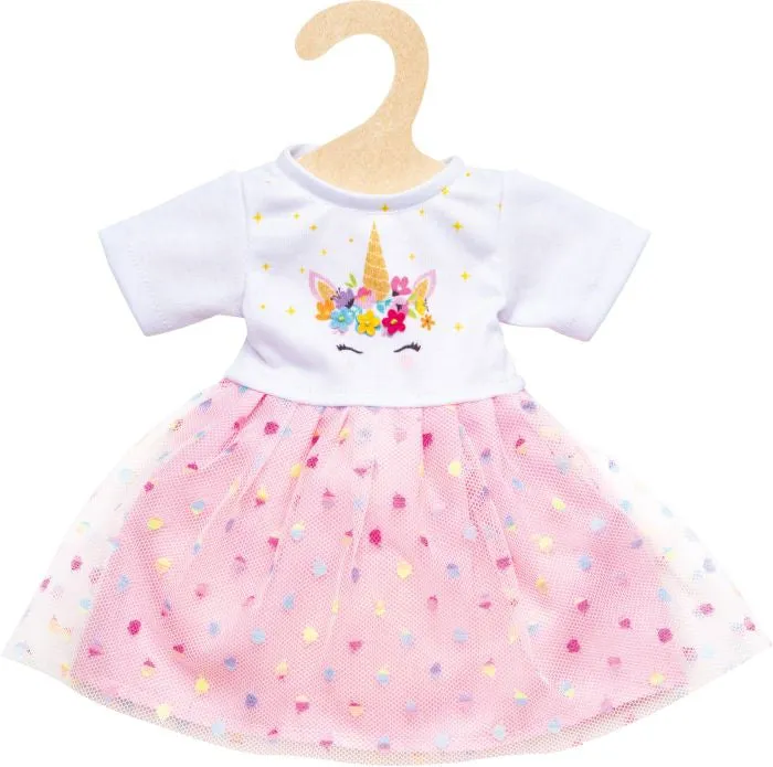 Puppen-Kleid Einhorn Hannah, Gr. 35-45 cm