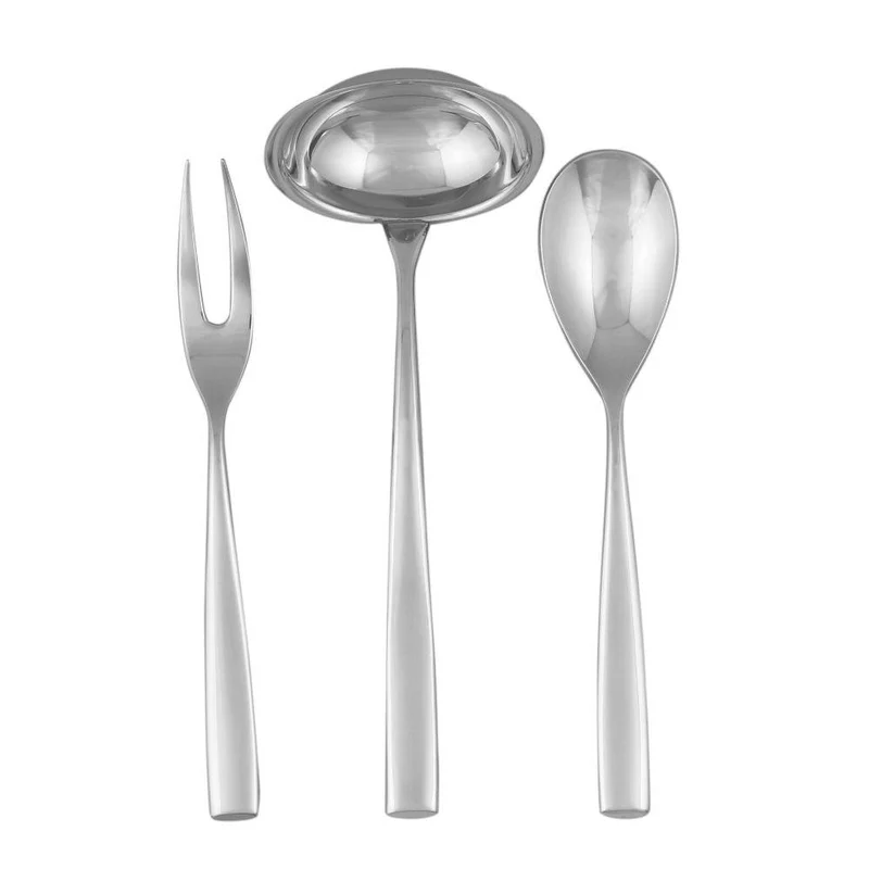 Mepra Arte 3-piece serving set stainless steel