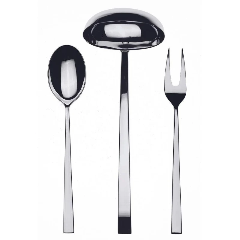 Mepra Atena 3-piece serving set stainless steel