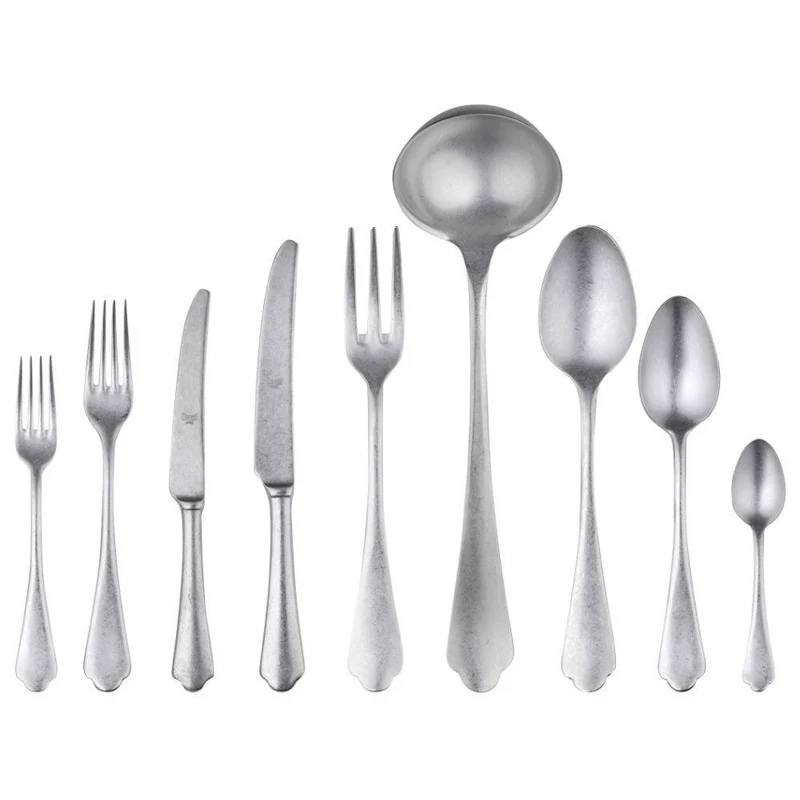 Mepra Dolce Vita 75-piece flatware set pewter