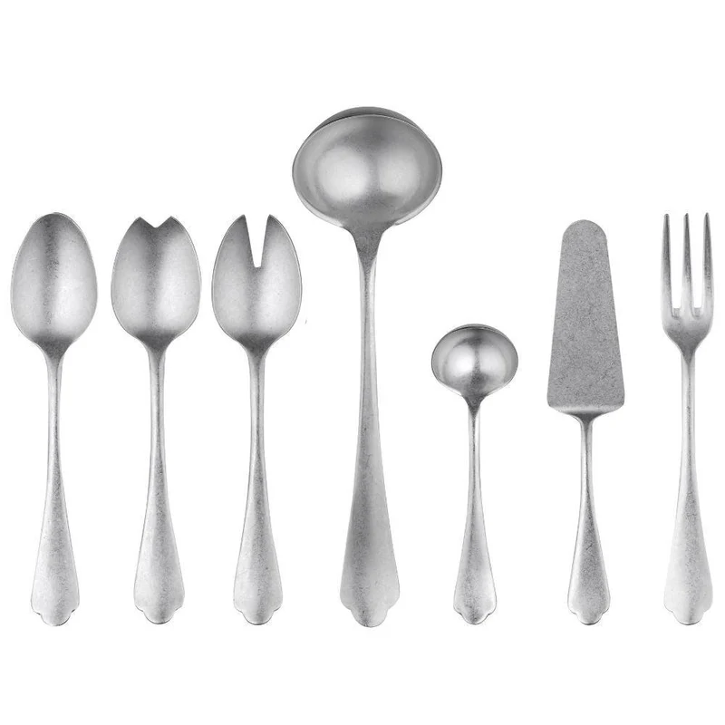 Mepra Dolce Vita 7-piece full serving set pewter