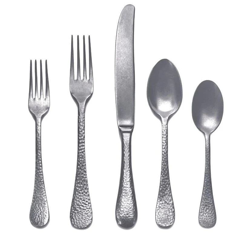 Mepra Epoque 20-piece flatware set pewter