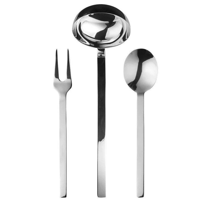 Mepra Stile 3-piece serving set stainless steel