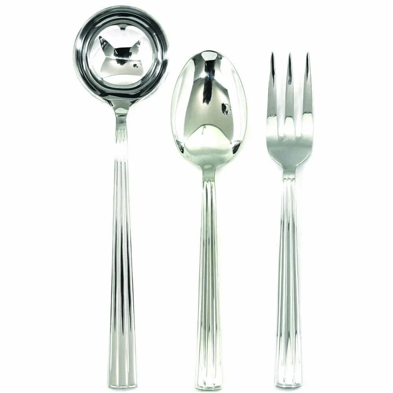 Mepra Sole 3-piece serving set stainless steel