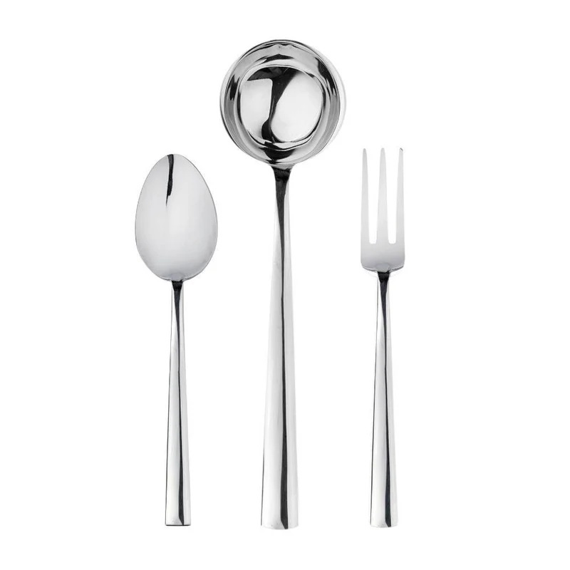 Mepra Levantina 3-piece serving set stainless steel