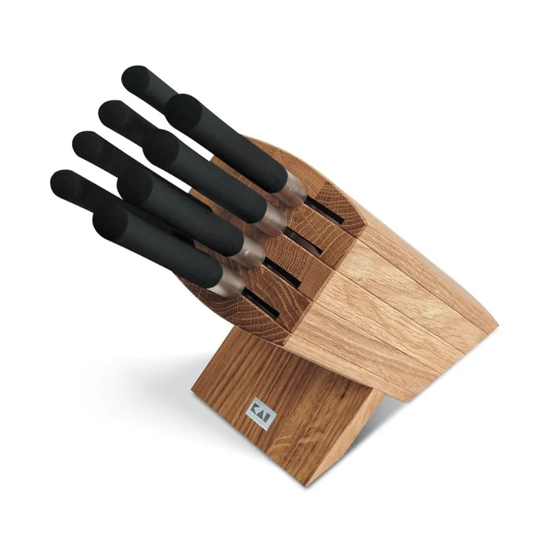 Kai Shun equipped knife block