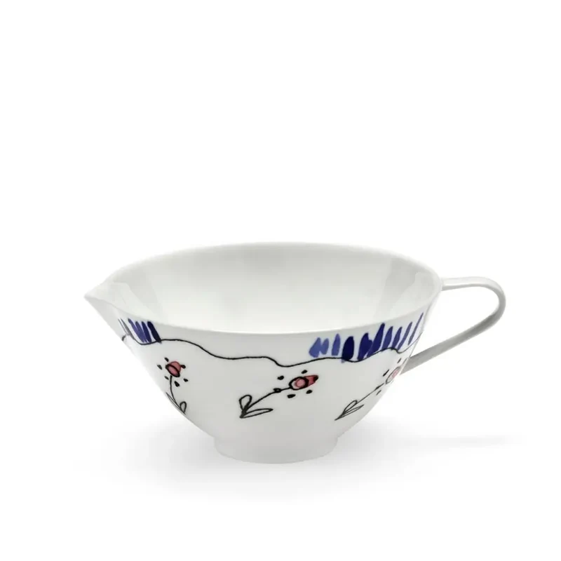 Marni by Serax Midnight Flowers milk jug anemone milk