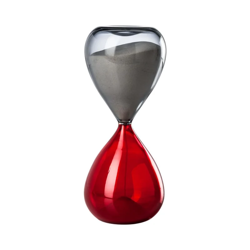 Venini Clessidra 420.06 hourglass grape-red h. 25 cm.