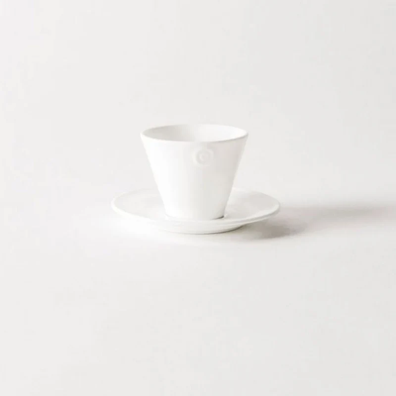 Schönhuber Franchi Assiette D'O Coffee Cup with saucers white