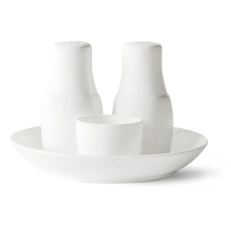 Schönhuber Franchi Sophie salt / pepper spreader set and toothpick holder