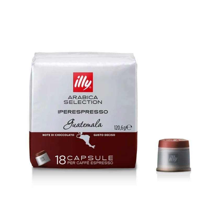 Illy set 6 packs iperespresso capsules coffee Arabica Selection Guatemala 18 pz.