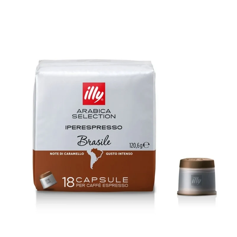 Illy set 6 packs iperespresso capsules coffee Arabica Selection Brasile 18 pz.