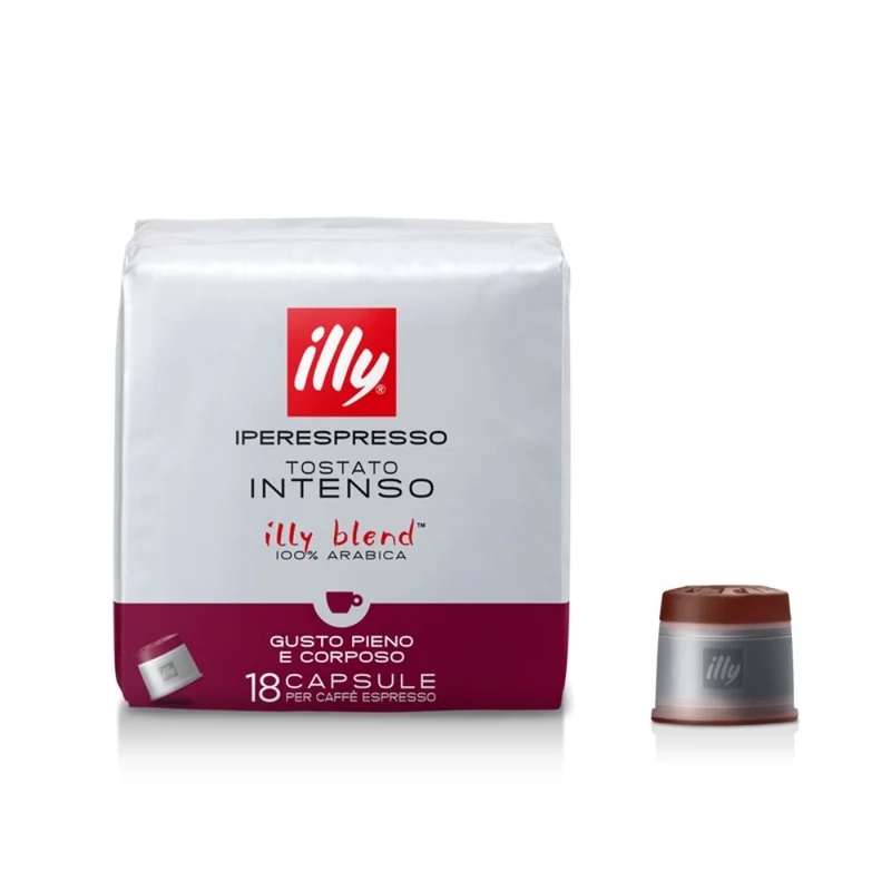 Illy set 6 packs iperespresso capsules coffee bold roast 18 pz.