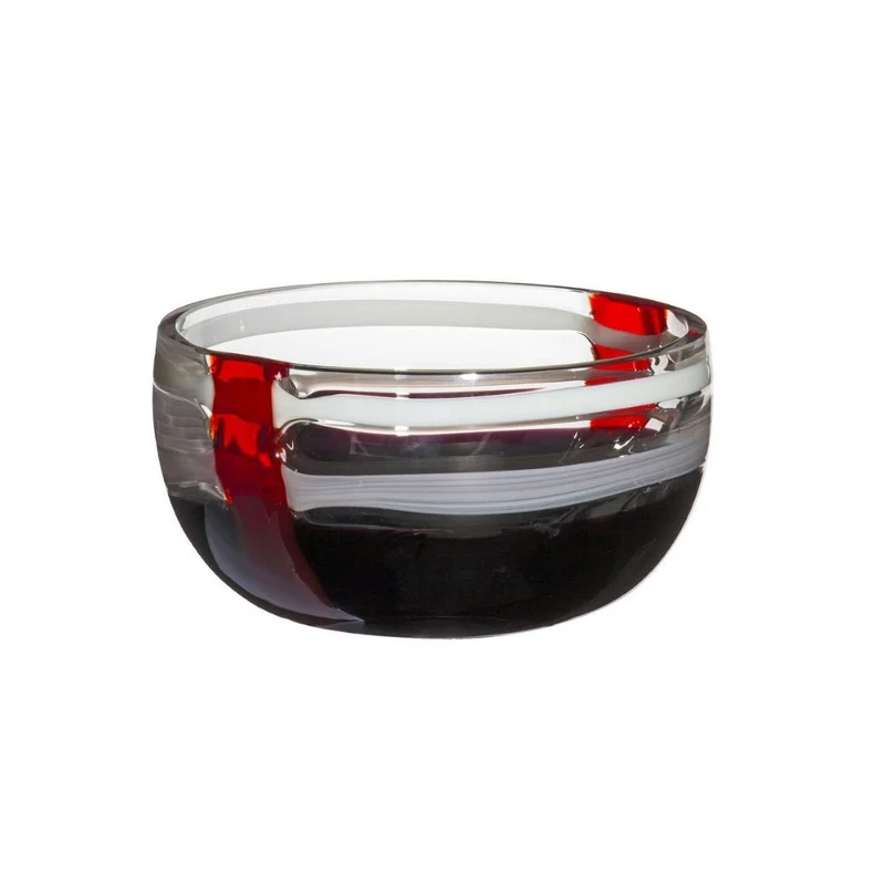 Carlo Moretti Mignon 662 bowl samurai in Murano glass diam. 15.5 cm